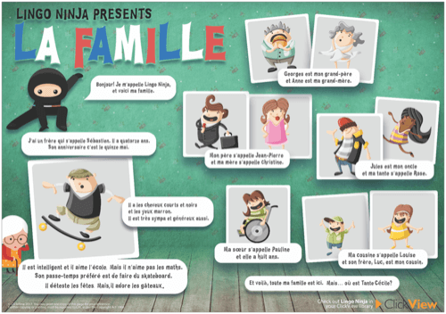 Lingo Ninja Presents La Famille Poster