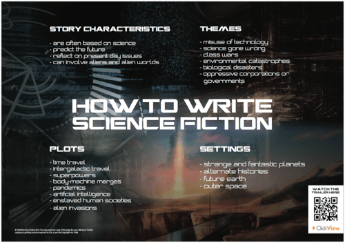 How to Write Science Fiction Poster